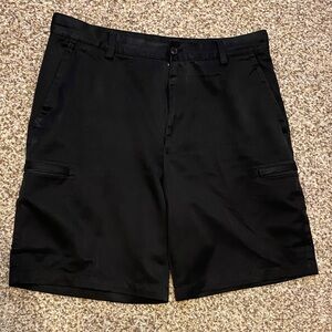 Men's Black Cargo Shorts